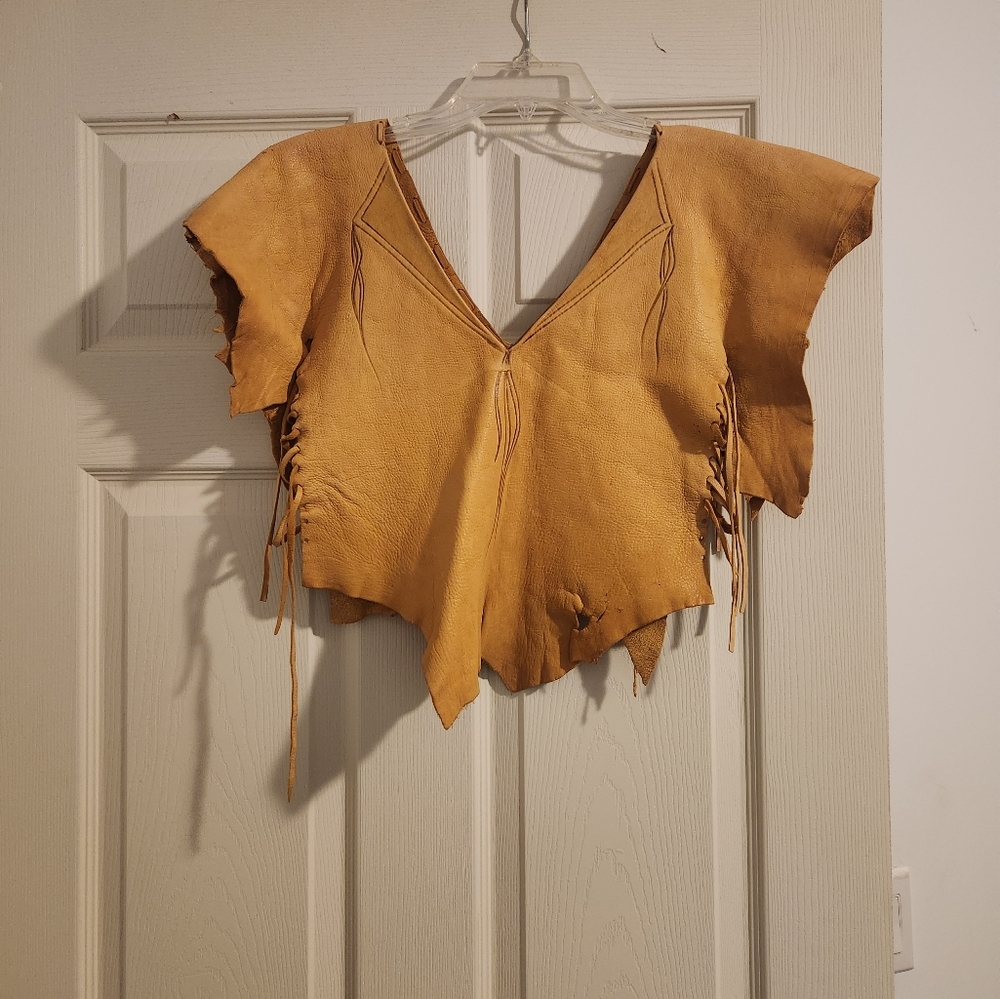 Leather shirt